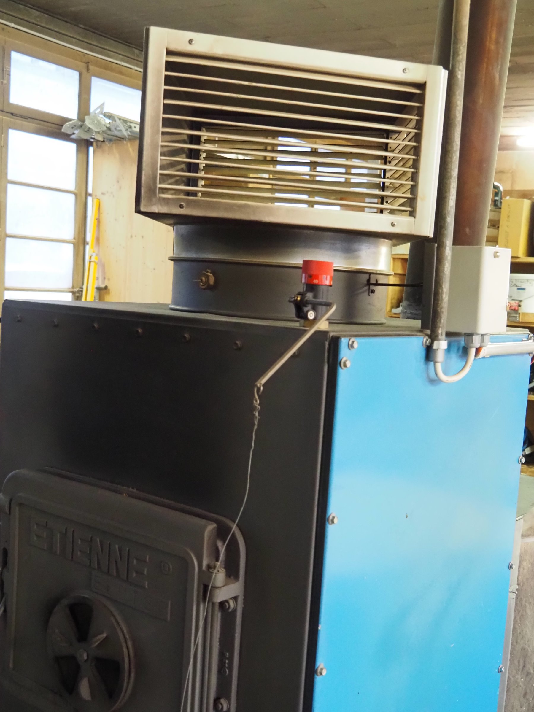 Chaudière à bois manuelle d'atelier HOCKER-POLYTECHNIK PTT15  (GO) – Image 3