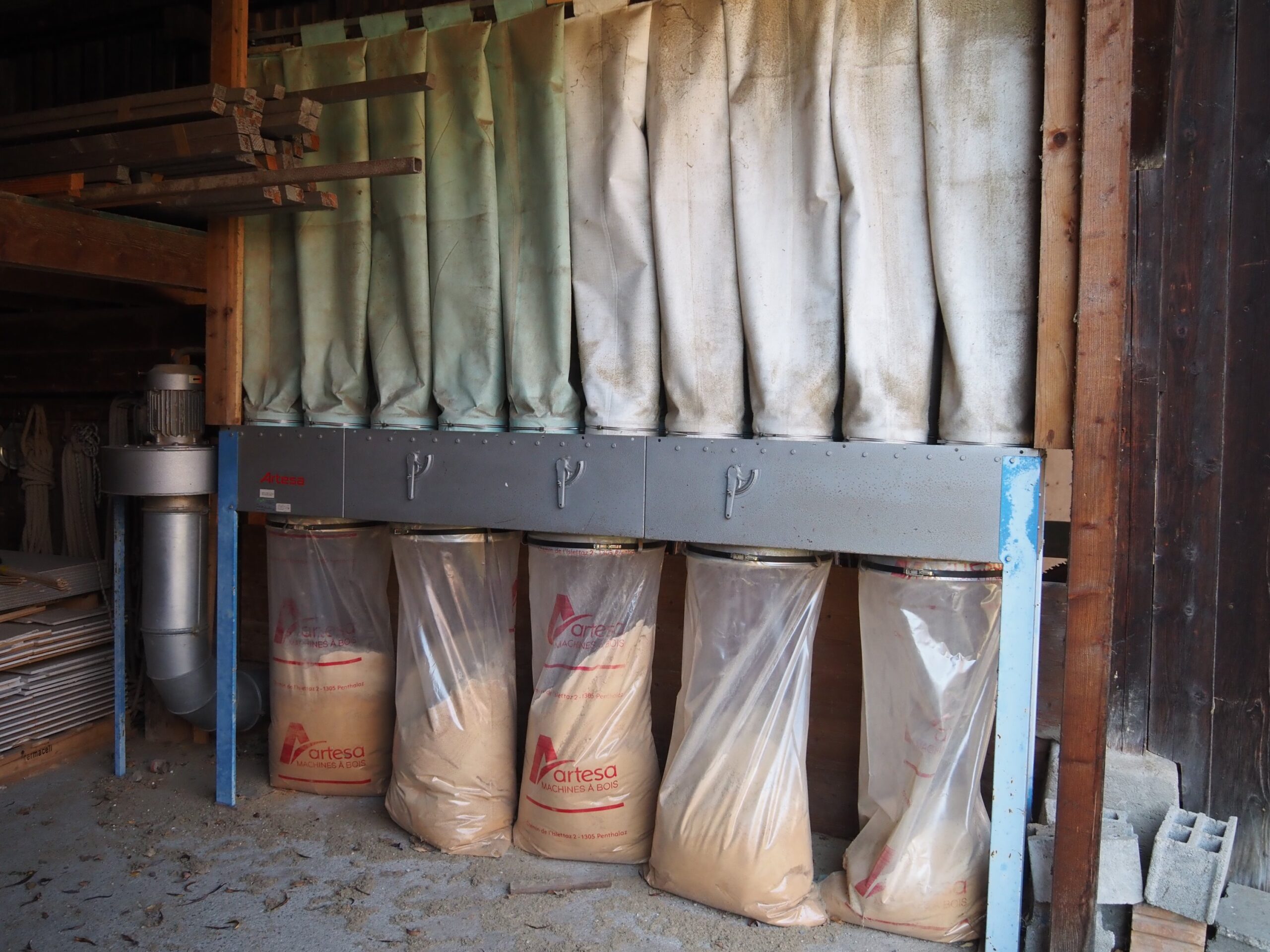 Aspiration à copeaux à 5 sacs FAGIDA  (GO)