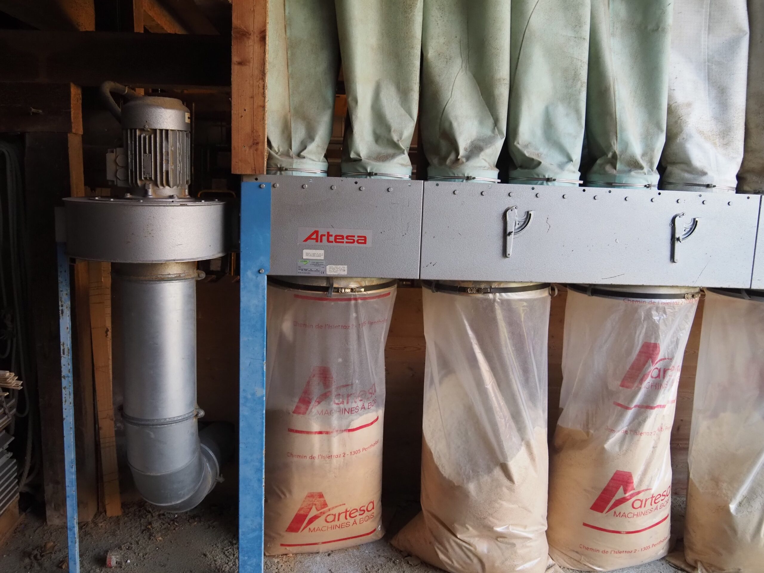 Aspiration à copeaux à 5 sacs FAGIDA  (GO) – Image 2