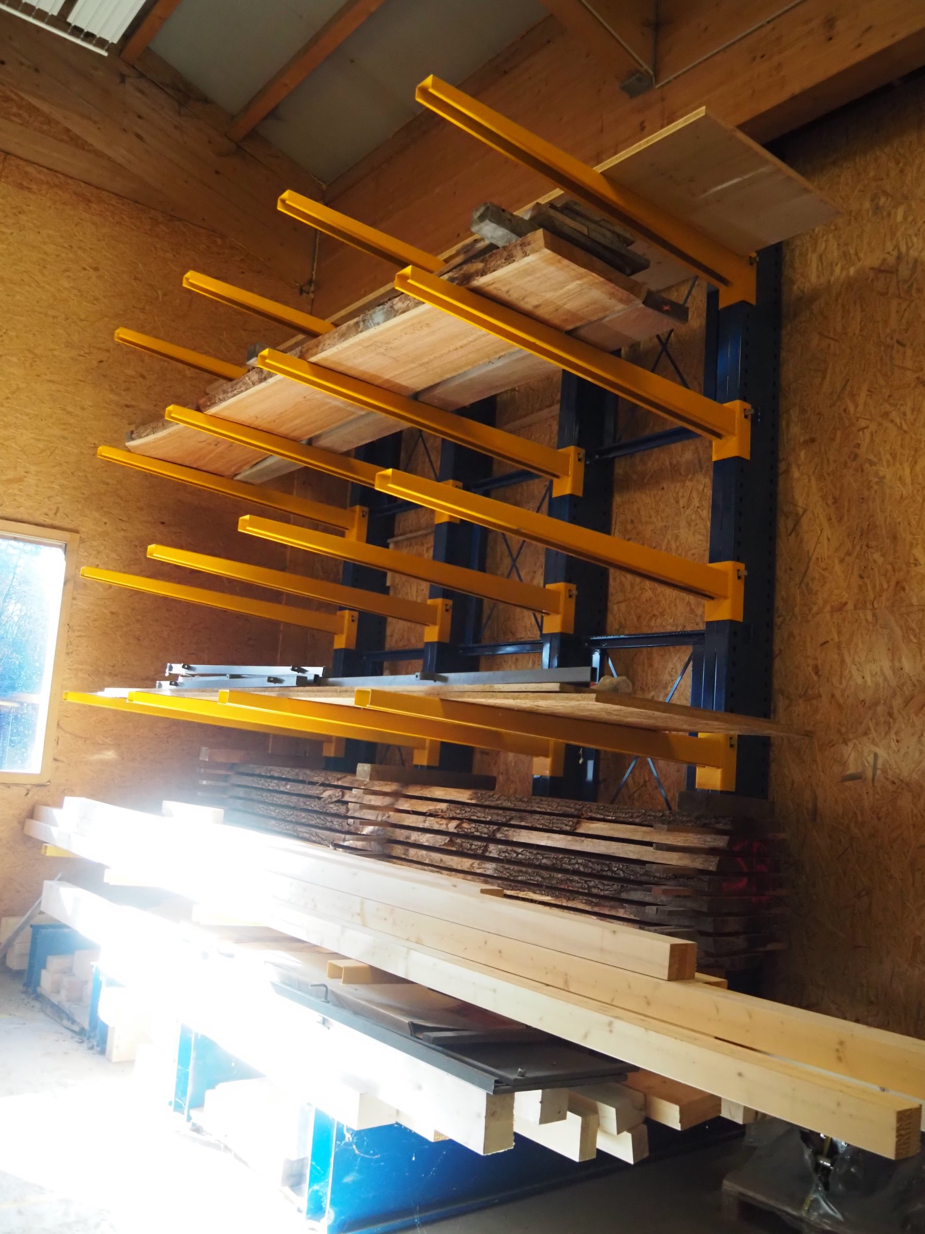 Cantilever une face, lourde charge (bleu-jaune) (DY) – Image 3