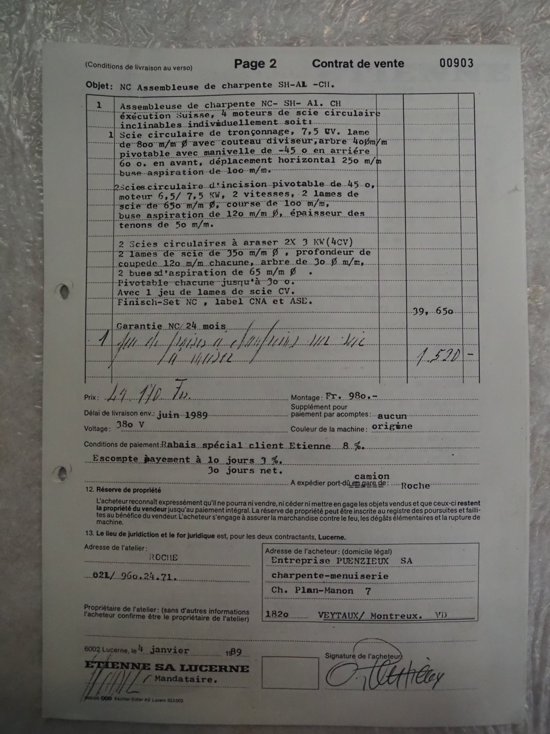 Tenonneuse de charpente SCHNEIDER (PU) – Image 14