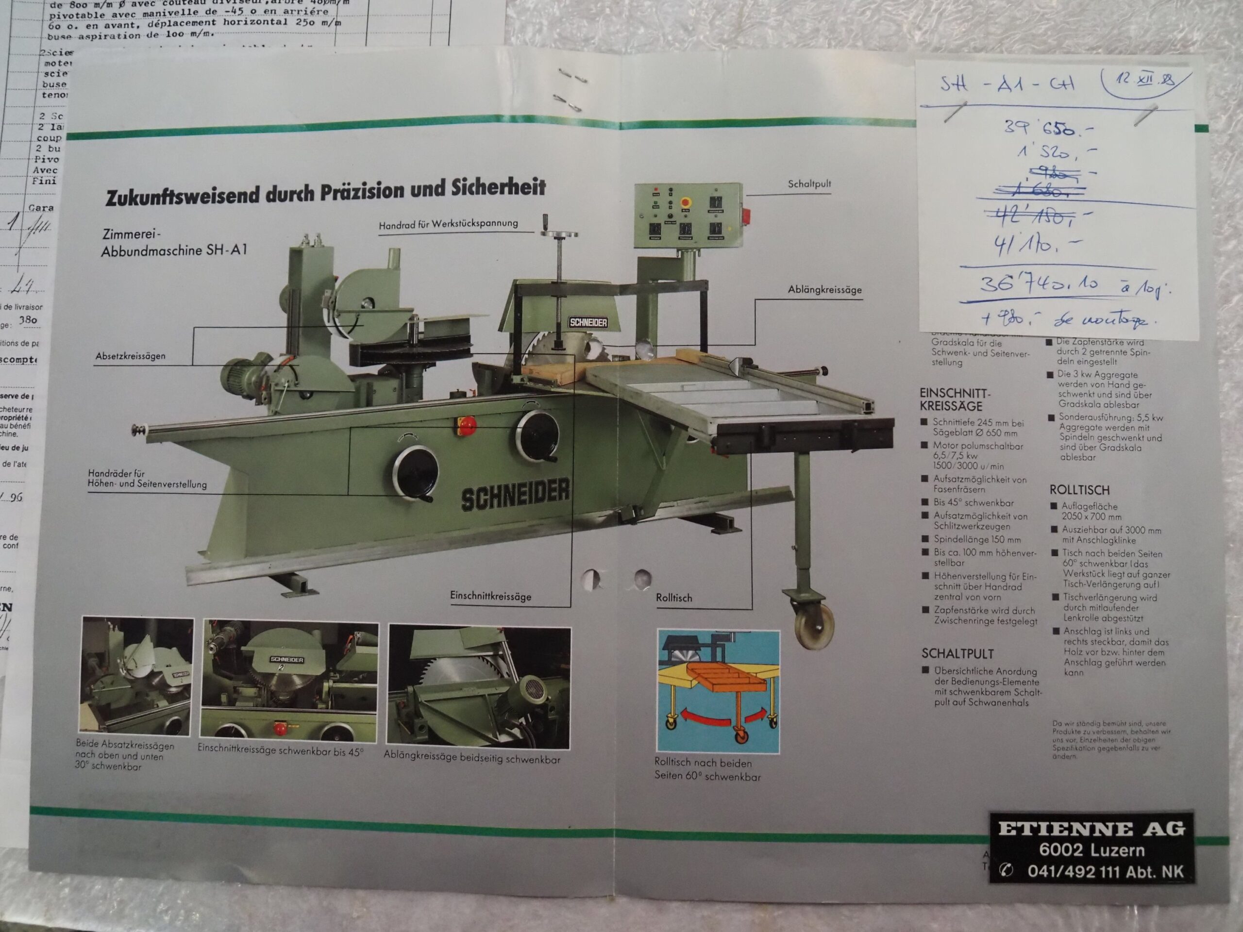 Tenonneuse de charpente SCHNEIDER (PU) – Image 16