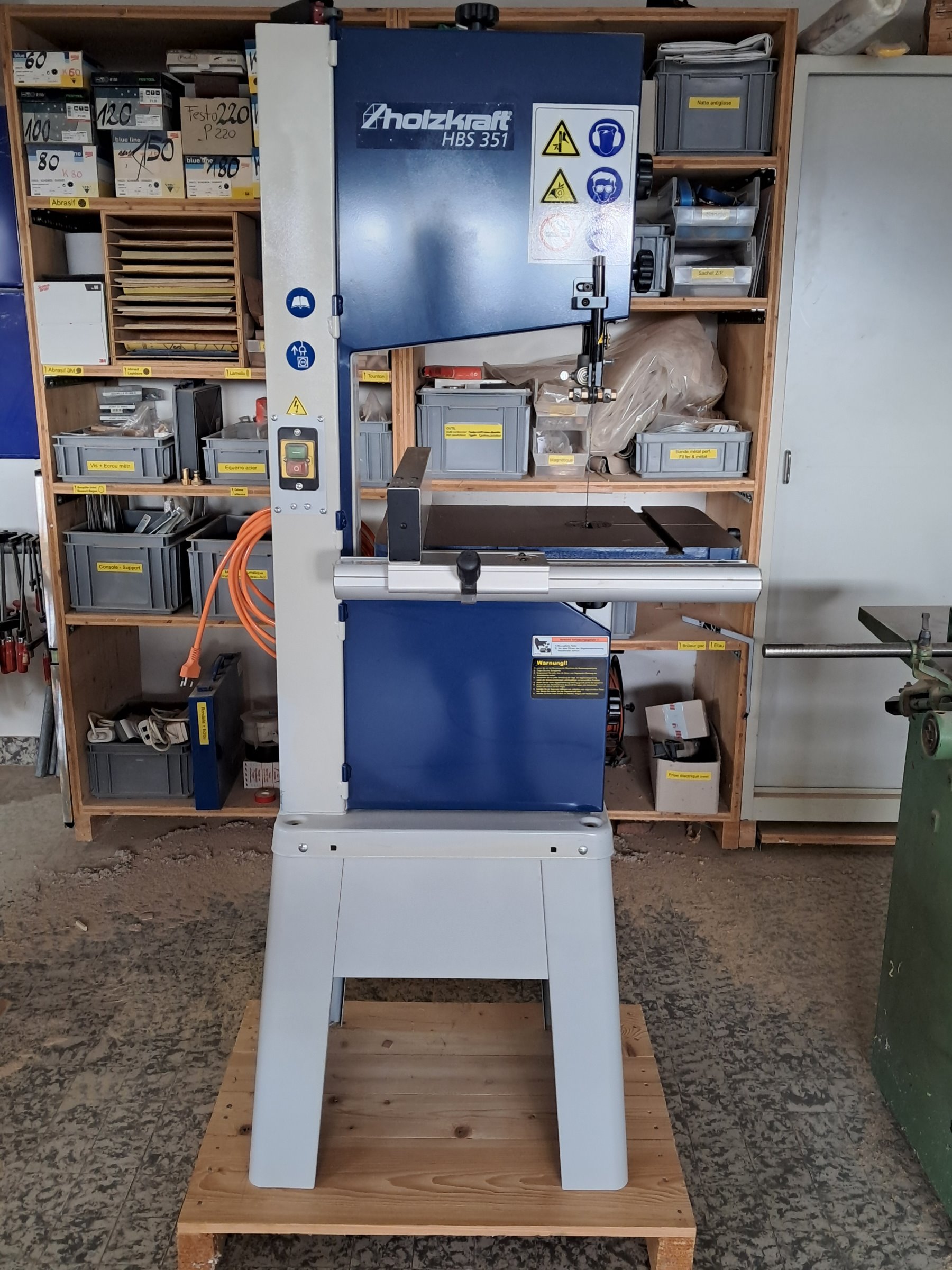 Scie à ruban HOLZKRAFT HBS351 - 340mm (pab)