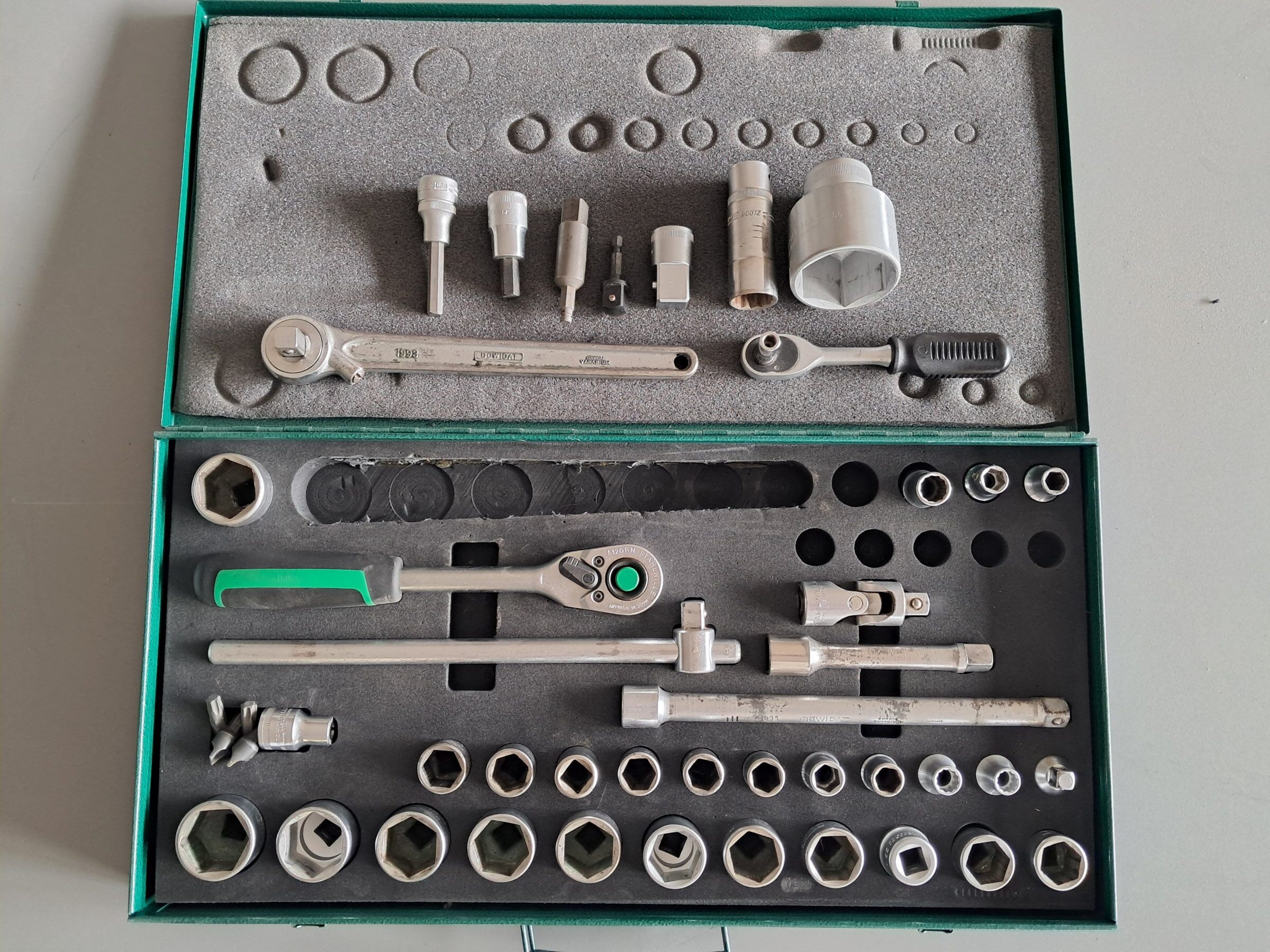 Clés à douilles STAHVILLE - 45 pièces (pab)