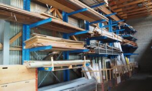 Cantilever une face, 15m-115cm OHRA-60 [bleu-E49]  (BT)