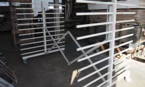 Chariot de séchage de pièces vernies, extensible, double face CASSIOLI  (CV)