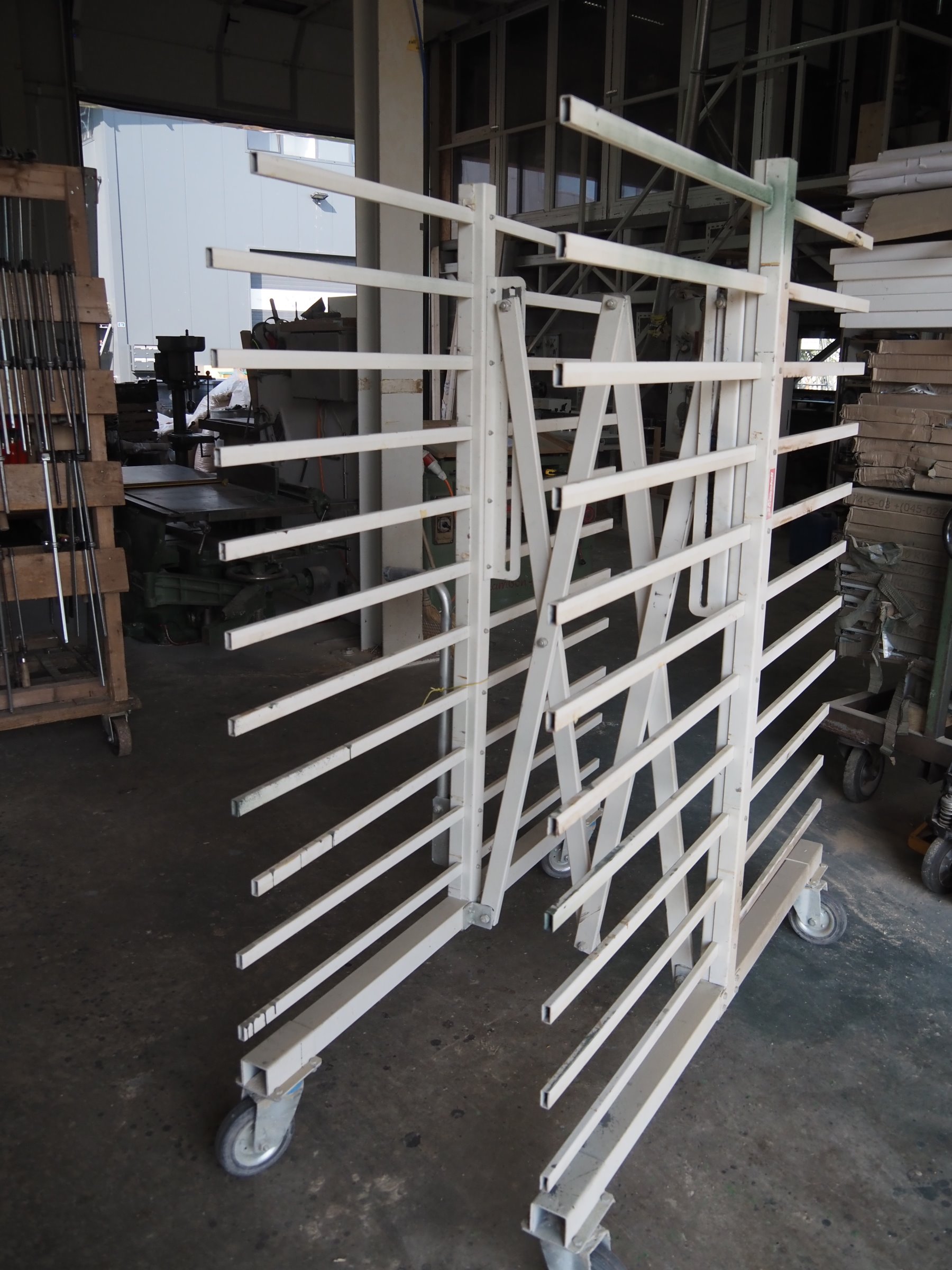 Chariot de séchage de pièces vernies, extensible, double face CASSIOLI (CV) – Image 4